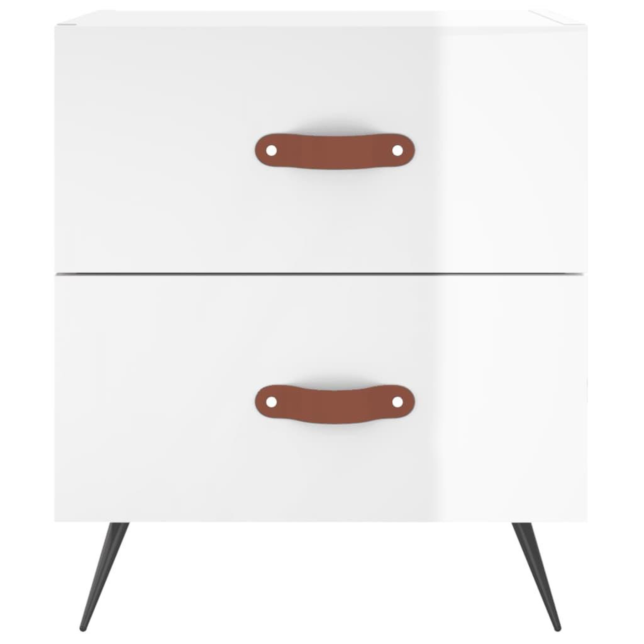 Voir la diapositive 4 : VIDAXL Table de chevet blanc brillant 40x35x47,5 cm bois d'ingenierie