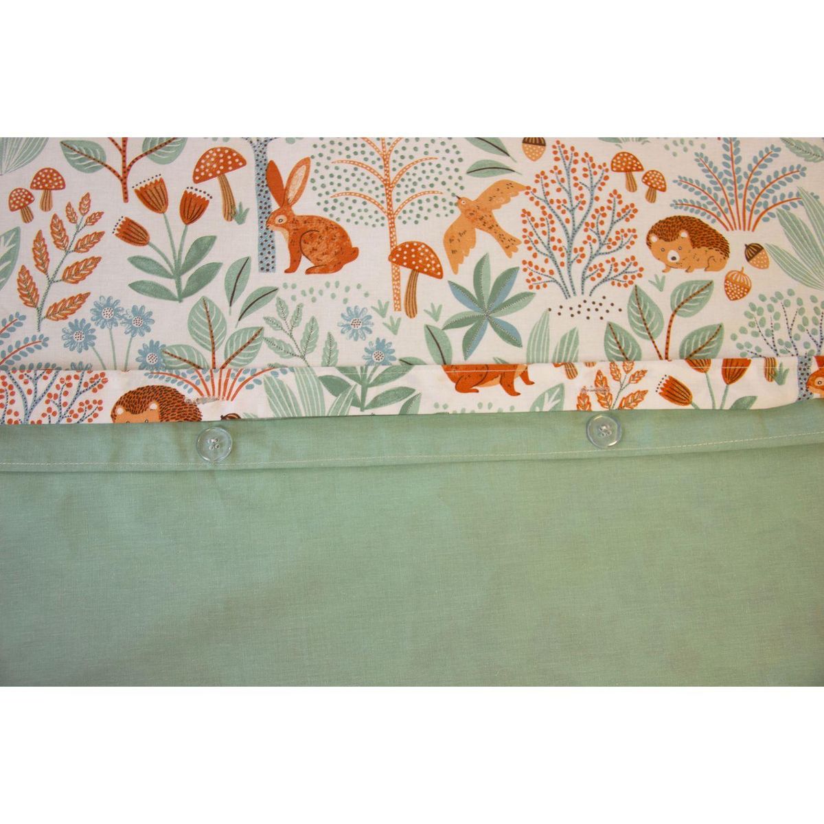 COTE DECO Parure de lit enfant imprimé Liberty - 100% coton 57 fils/cm² - 140 x 200 cm