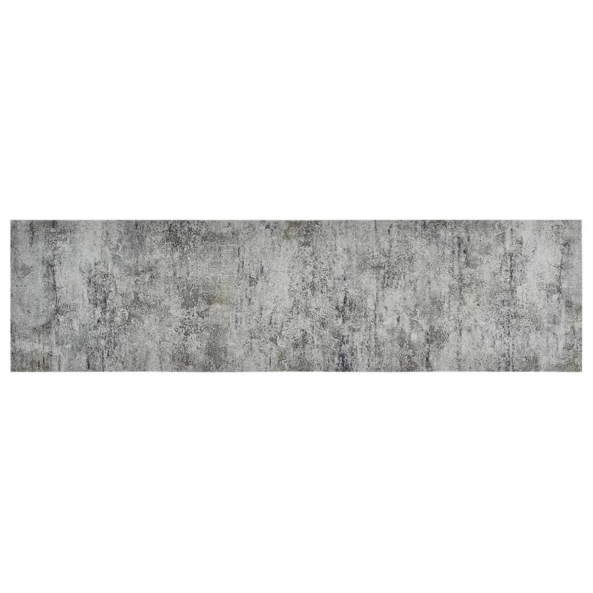 VIDAXL Tapis de cuisine lavable impression beton 45x150 cm velours