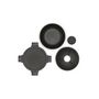 Voir la diapositive 4 : BRABANTIA Conservation des aliments Brabantia Make & Take Boîte a salade Ronde, 1.3L Dark Grey