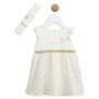 Voir la diapositive 1 : INEXTENSO Ensemble de naissance robe tulle + bandeau bébé fille