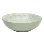 Paris Prix Lot de 6 Assiettes Creuses  Sahara  18cm Vert