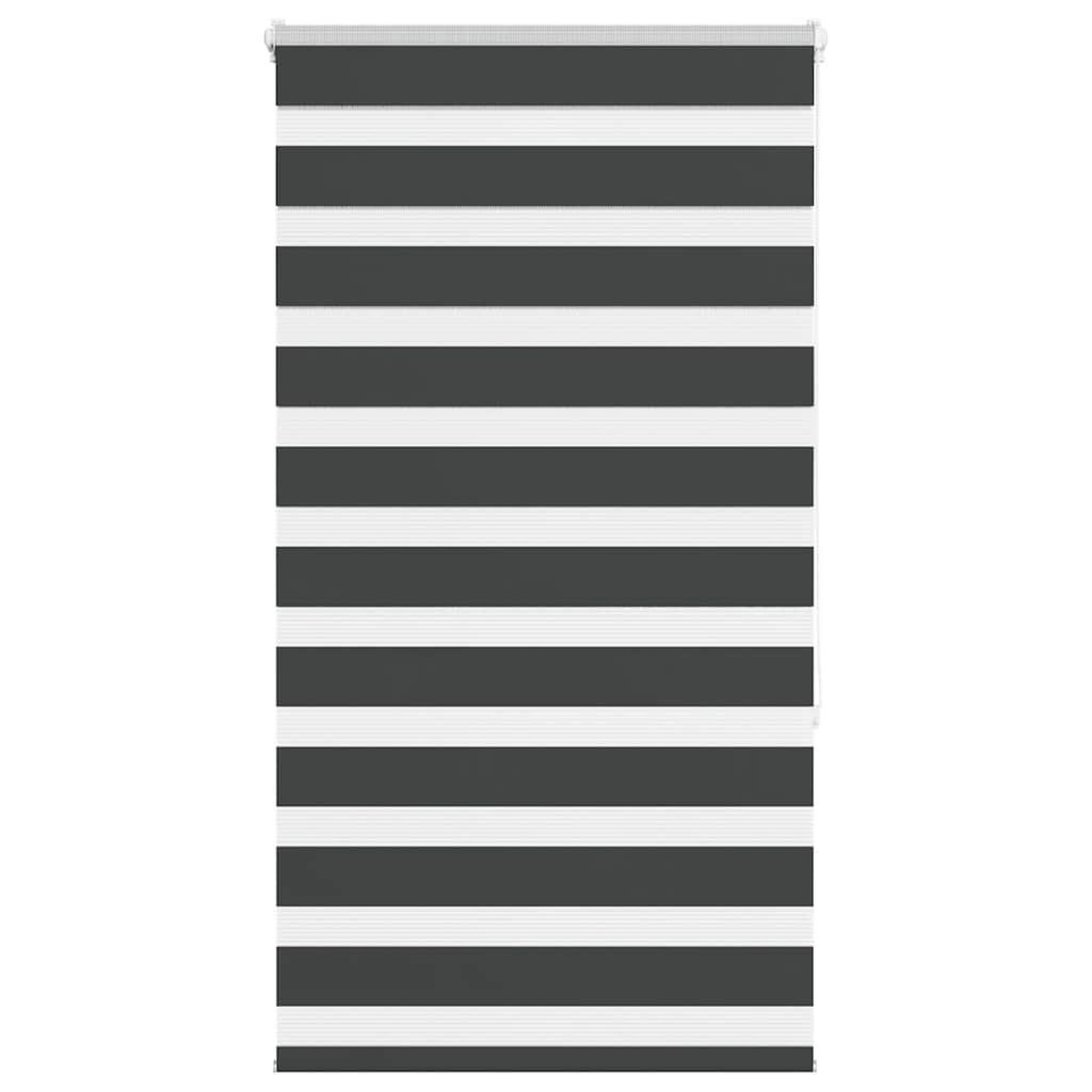 VIDAXL Store zebre noir 85x150 cm largeur du tissu 80,9 cm polyester