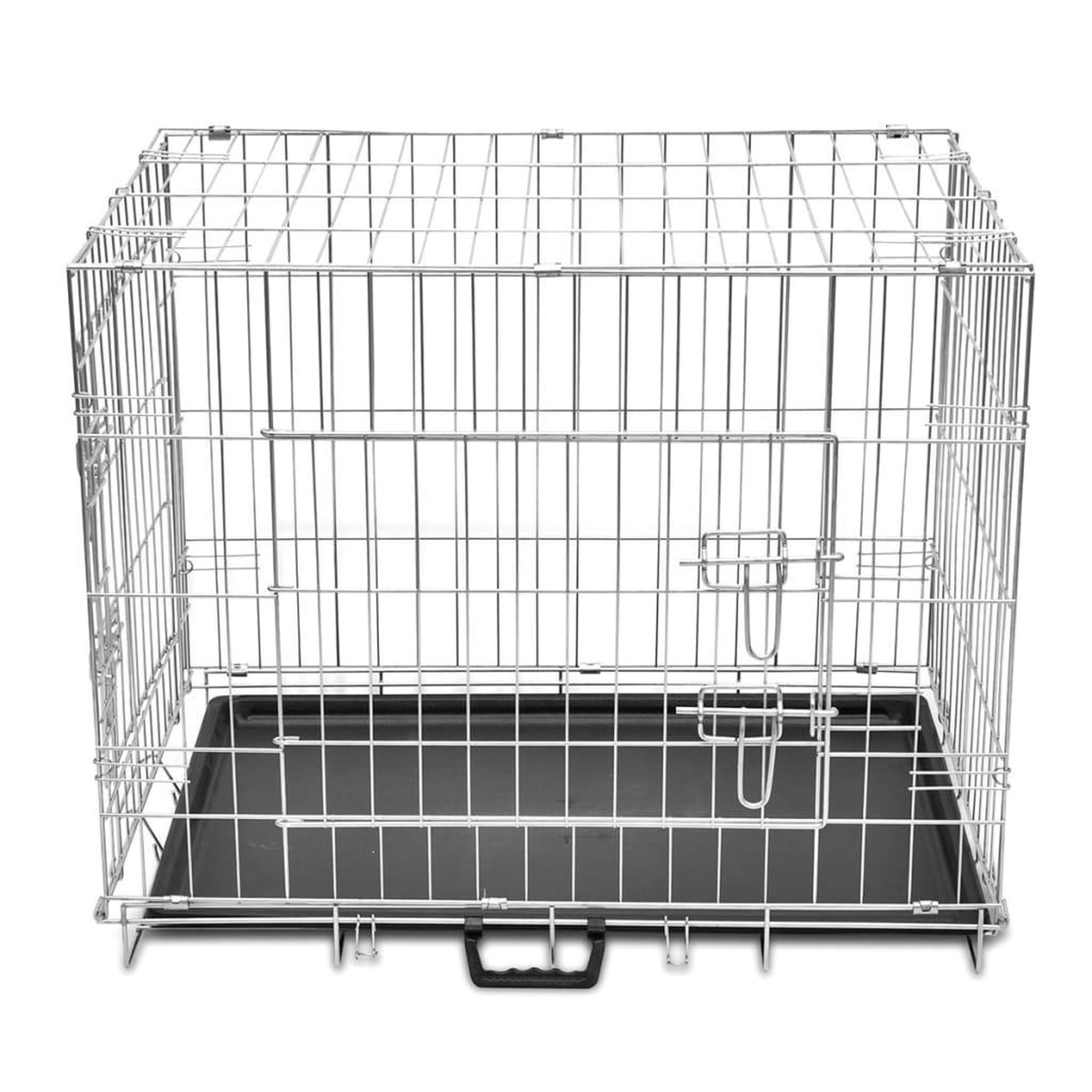 Voir la diapositive 2 : VIDAXL Cage metallique et pliable pour chiens M
