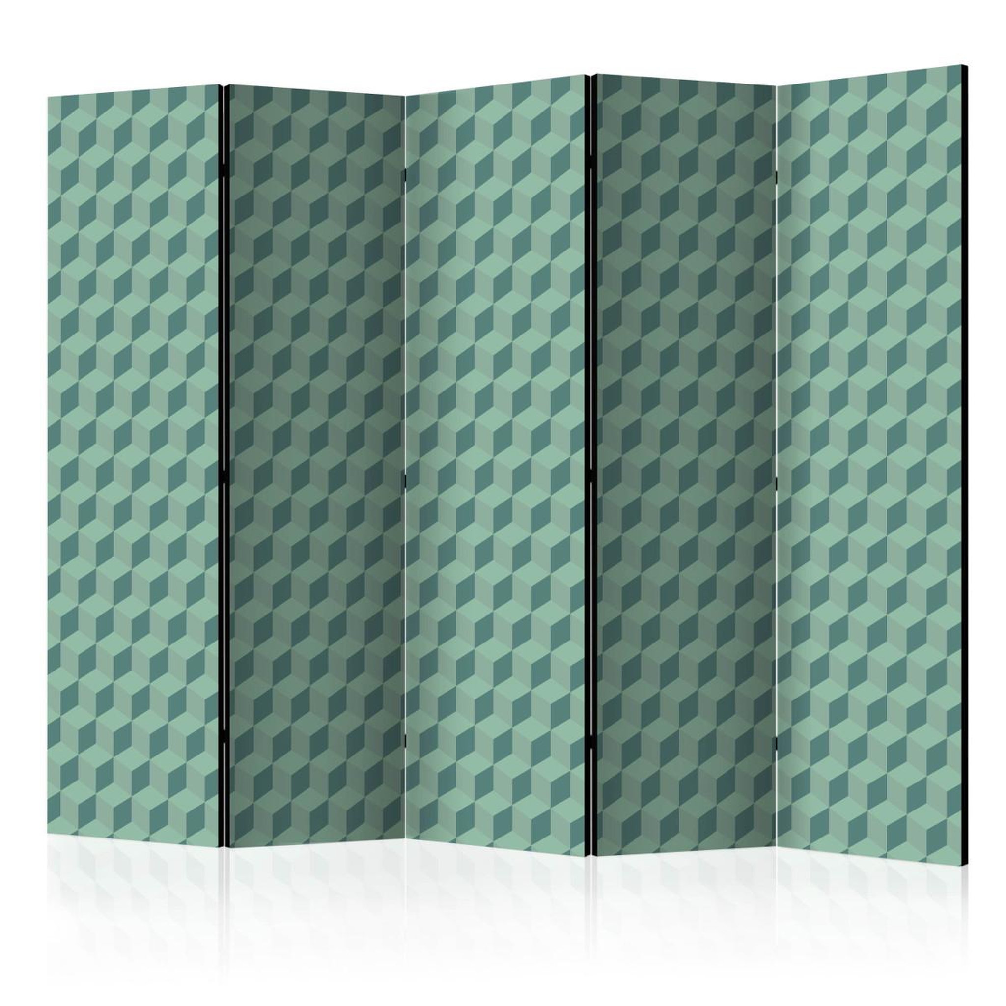 Paris Prix Paravent 5 volets  monochromatic cubes  172x225cm
