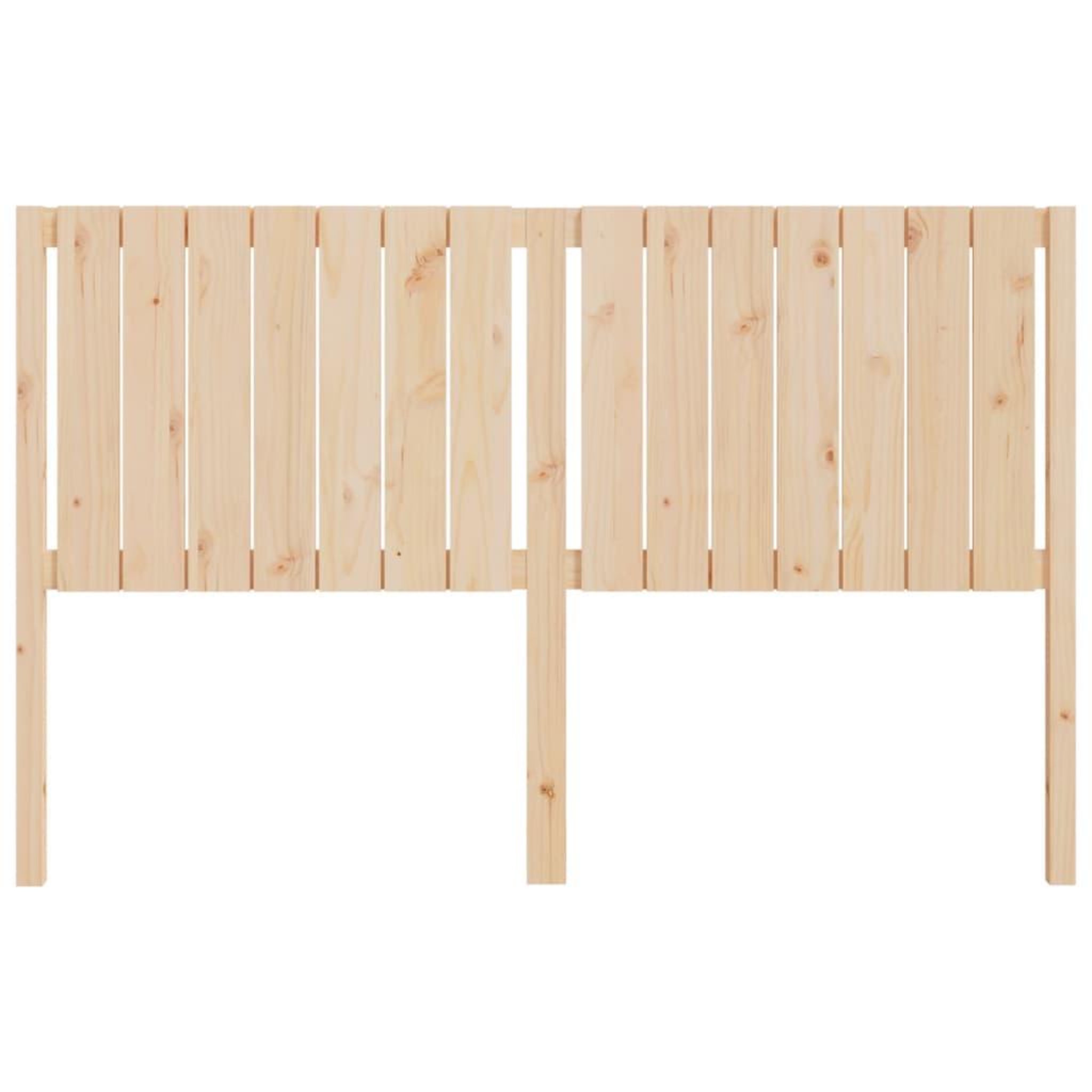 Voir la diapositive 3 : VIDAXL Tete de lit 165,5x4x100 cm Bois massif de pin
