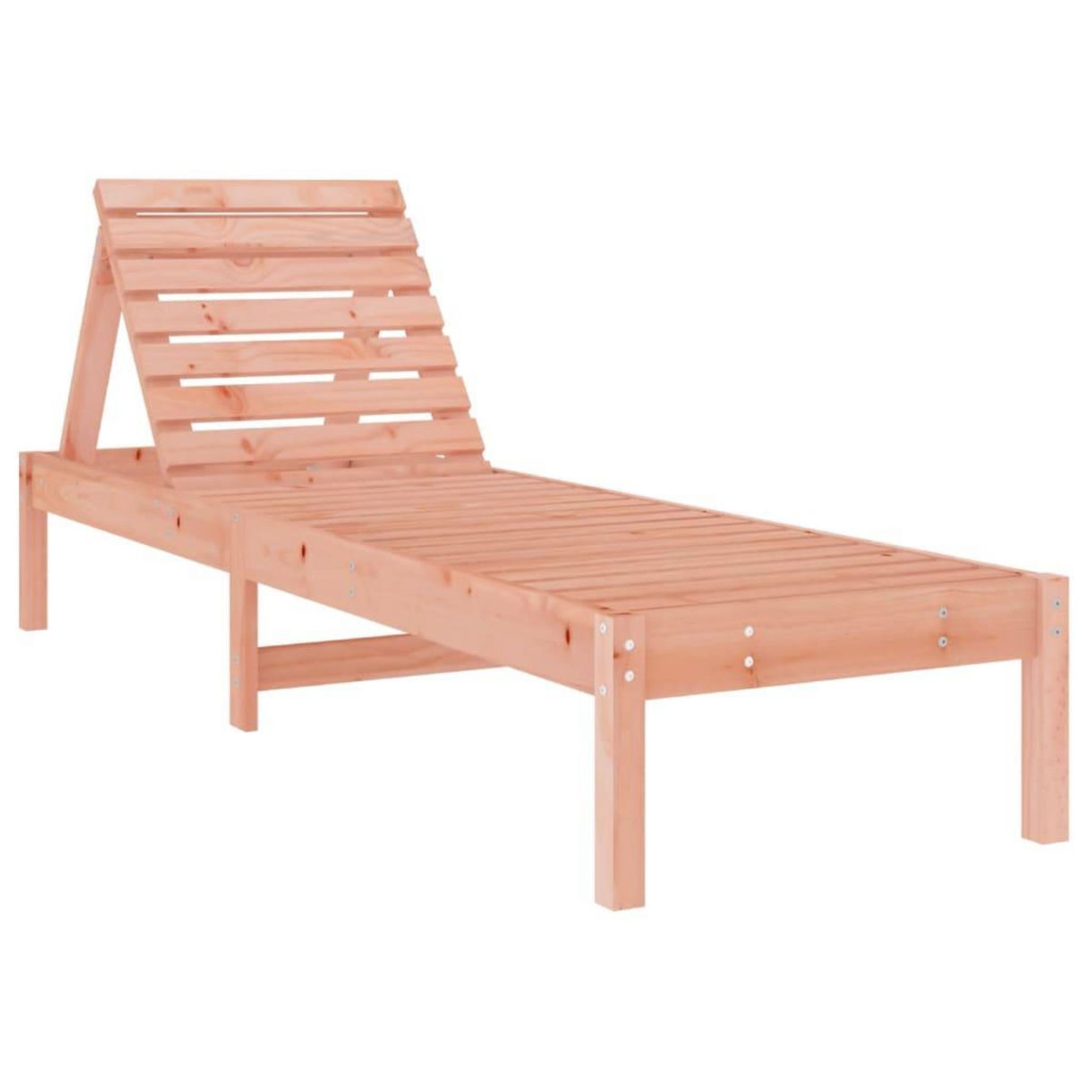 VIDAXL Chaises longues lot de 2 199,5x60x74 cm bois massif de douglas