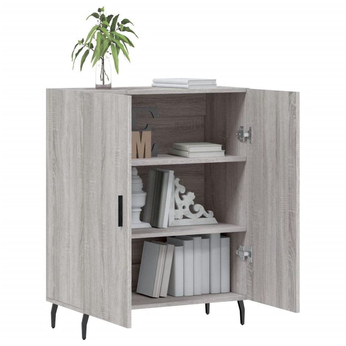 VIDAXL Buffet sonoma gris 69,5x34x90 cm bois d'ingenierie