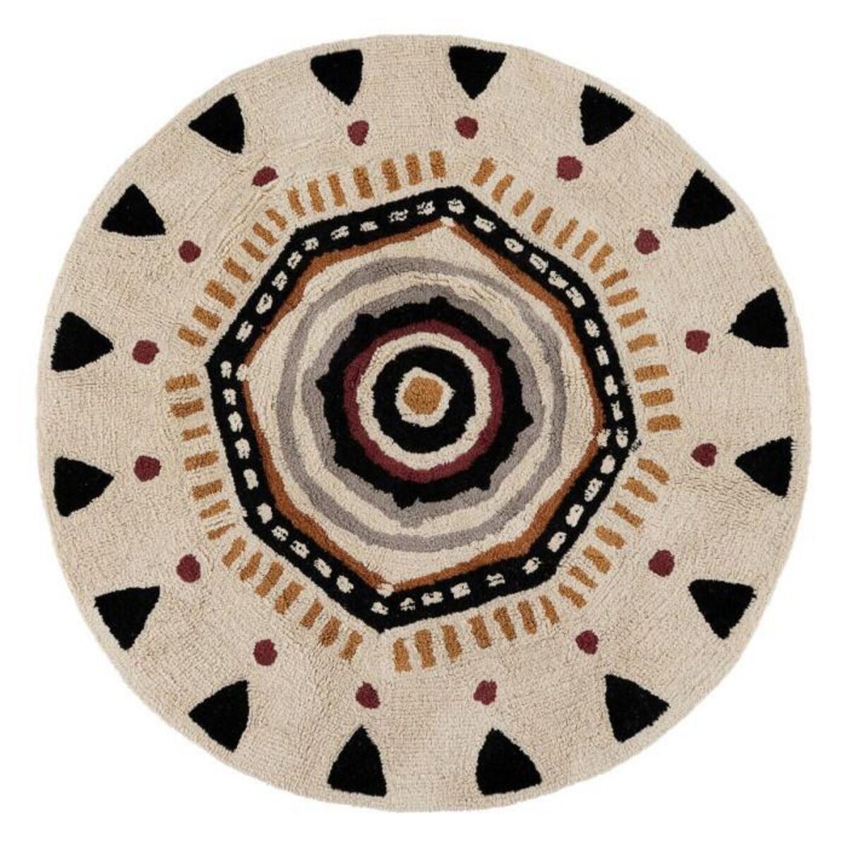 ATMOSPHERA Tapis Déco  Tribal  118cm Multicolore