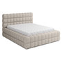 Voir la diapositive 1 : BEST MOBILIER Kingston - lit coffre - 180x200 - sommier inclus - en tissu bouclette