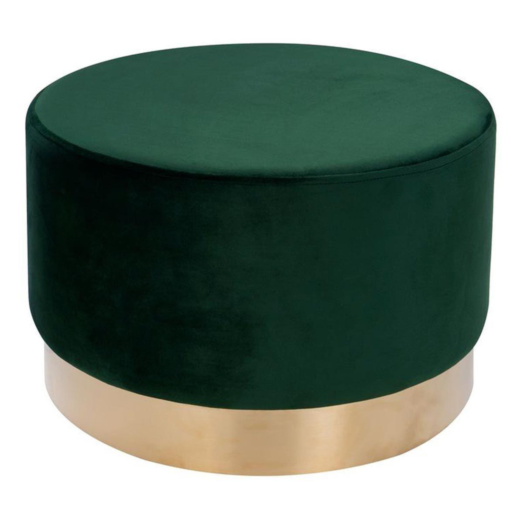 Paris Prix Pouf rond déco  nano  55cm vert