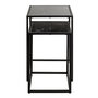 Voir la diapositive 3 : Paris Prix Lot de 2 Tables d'Appoint Effet Marbre  Silvia  50cm Noir