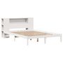 Voir la diapositive 3 : VIDAXL Lit bibliotheque sans matelas blanc 150x200 cm bois pin massif