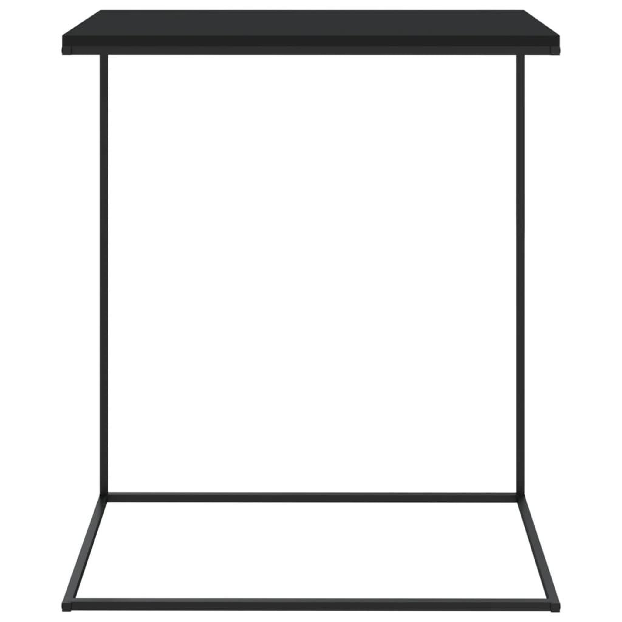 Voir la diapositive 3 : VIDAXL Table d'appoint Noir 55x35x66 cm Bois d'ingenierie