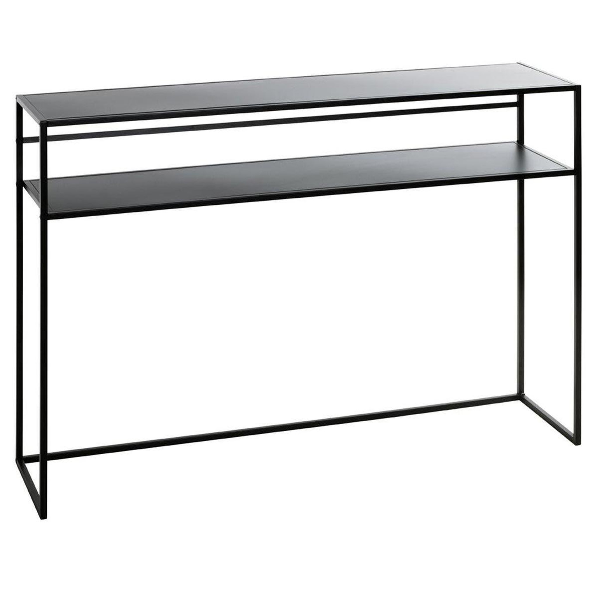 Paris Prix Console design en métal  mino  112cm noir laqué
