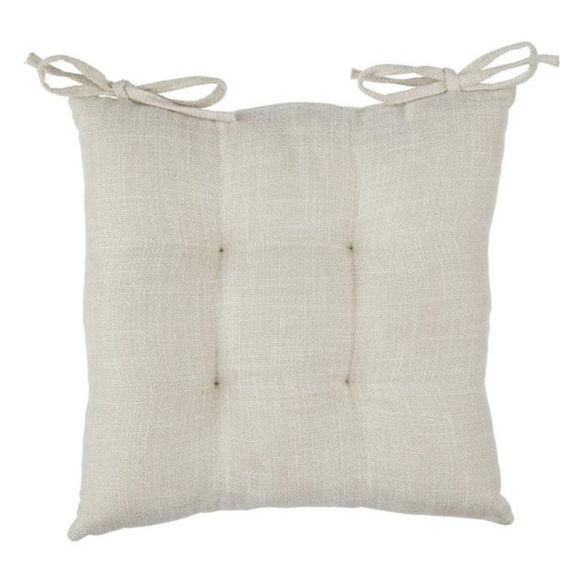 ATMOSPHERA Galette de Chaise  Clem  38x38cm Beige Lin