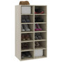 Voir la diapositive 3 : VIDAXL Etagere a chaussures Chene sonoma 54x34x100,5 cm