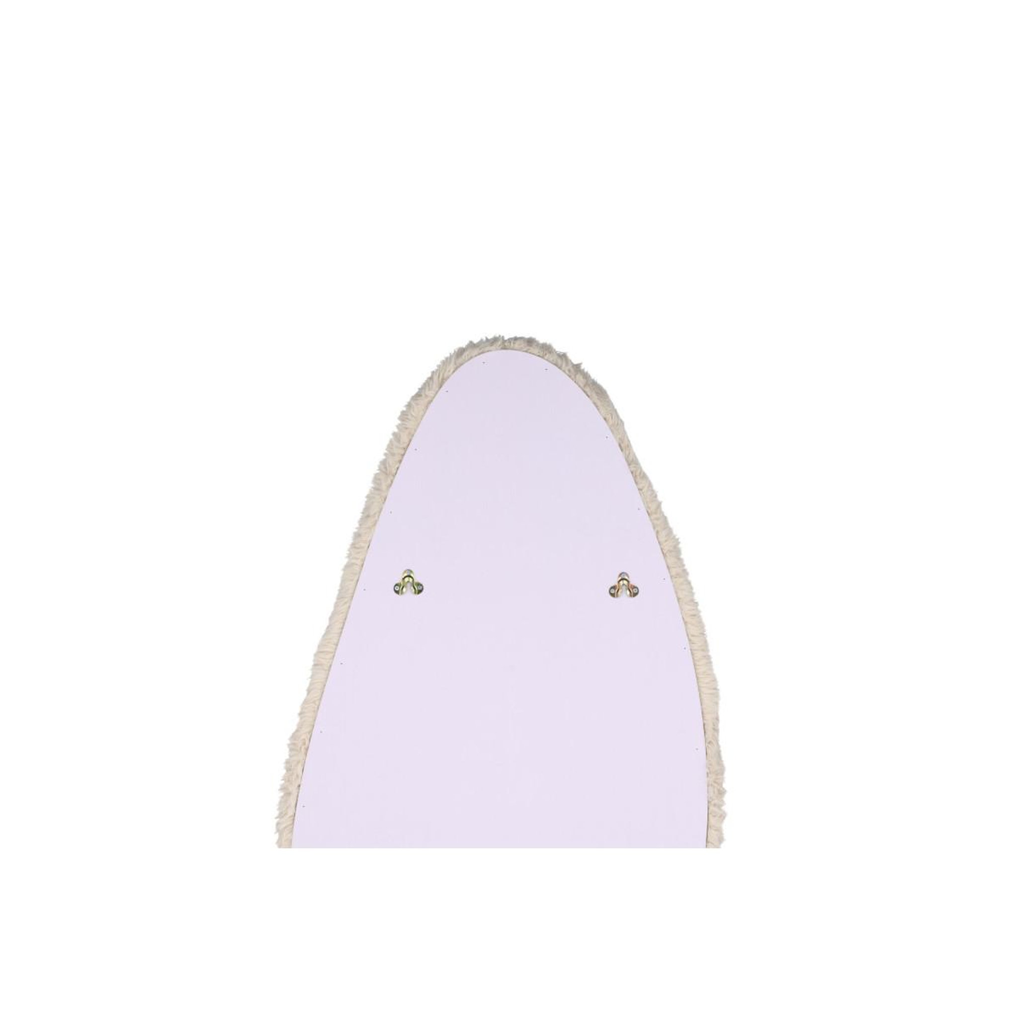 Voir la diapositive 2 : Paris Prix Miroir Imitation Fourrure  Mirza  193cm Beige