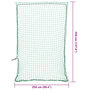 Voir la diapositive 6 : VIDAXL Filet pour remorque avec corde elastique vert 3,5x2,5 m PP