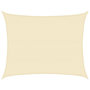 Voir la diapositive 2 : VIDAXL Voile d'ombrage 160 g/m^2 Creme 6x8 m PEHD