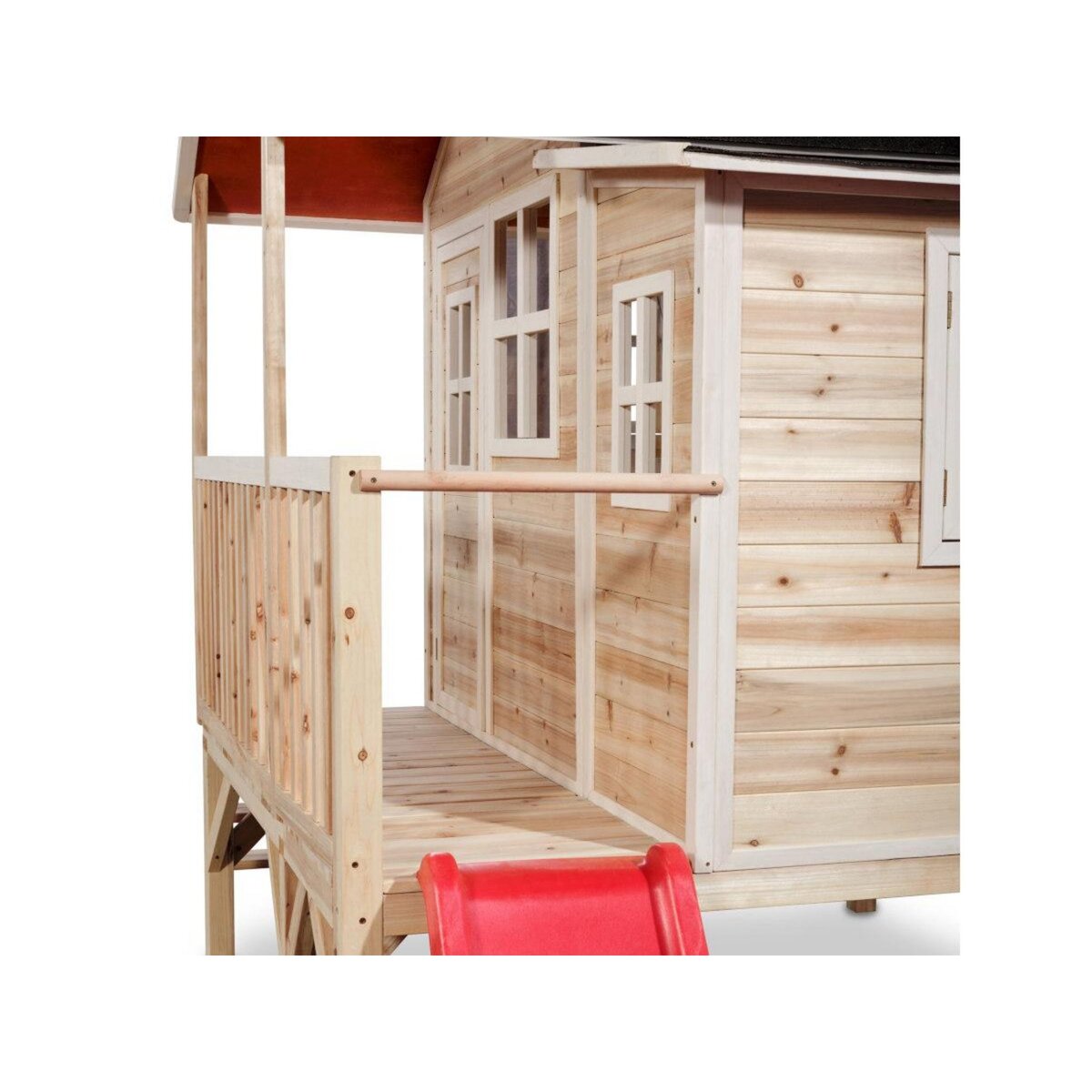 EXIT TOYS Maisonnette en bois pour enfants Loft 350 Naturel - Exit Toys