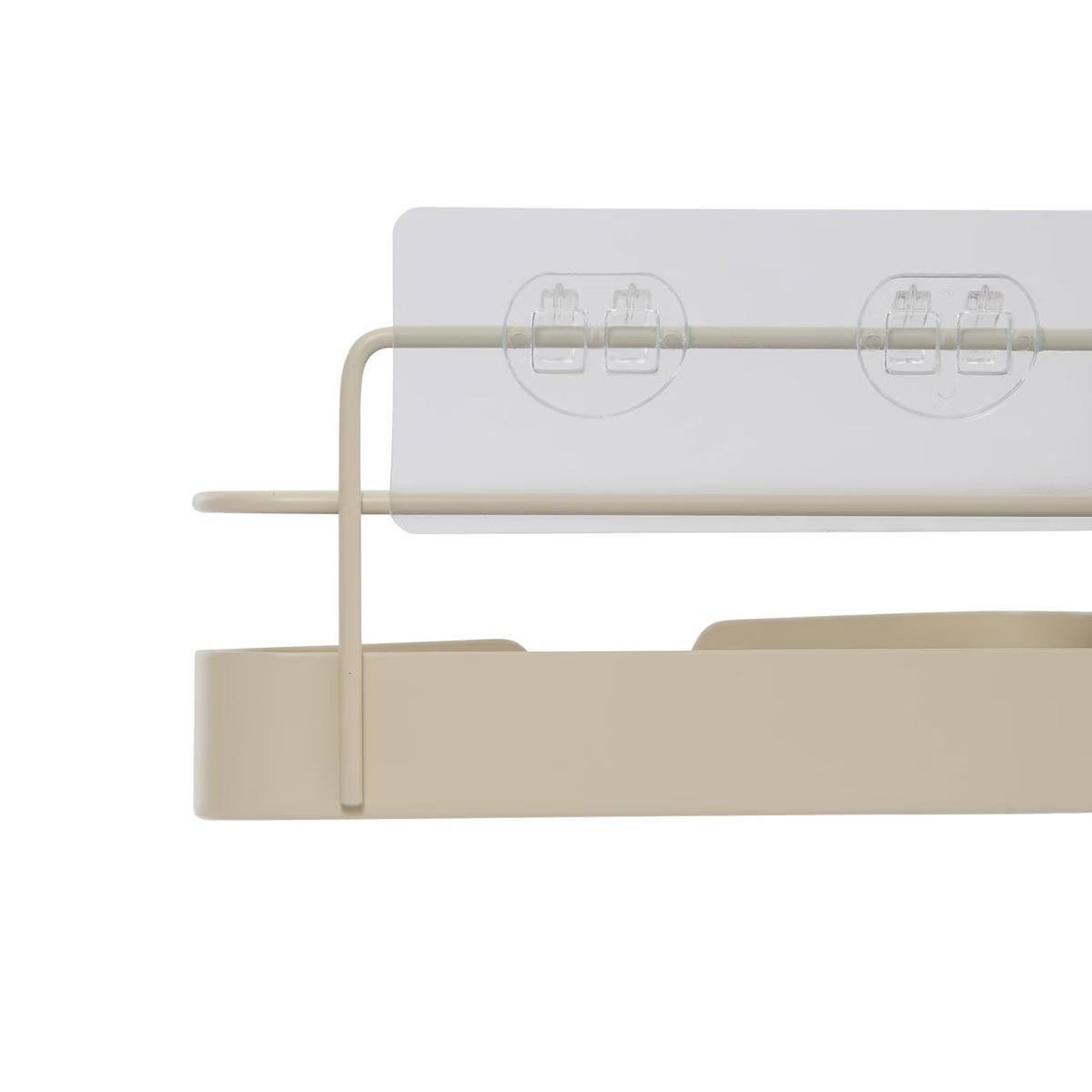 Voir la diapositive 2 : FIVE Étagère d'angle de douche  argiléo  28cm beige