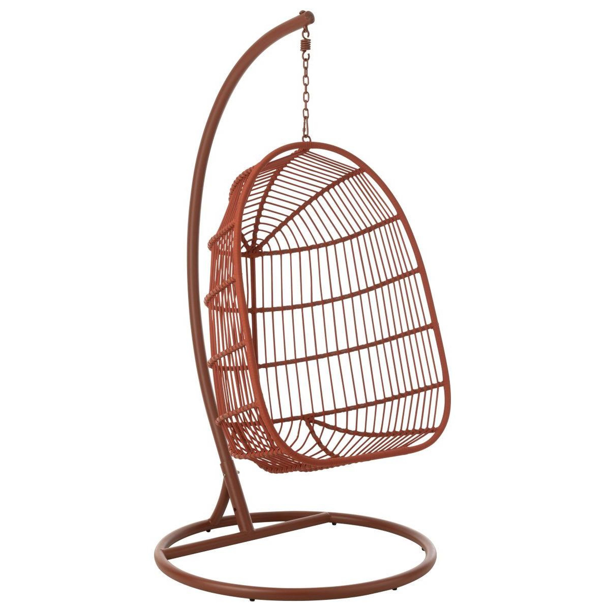 Voir la diapositive 5 : J-LINE Fauteuil suspendu design corde  egga  203cm rouge