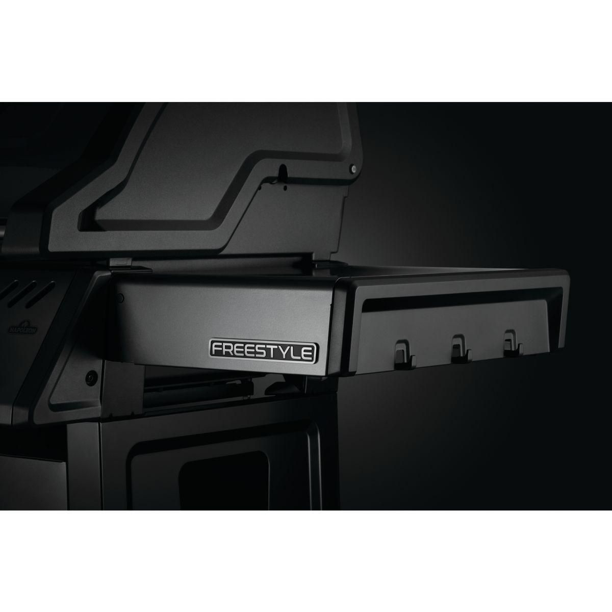 NAPOLEON Barbecue gaz Freestyle  F425PGT-FR noir 4 bruleurs sur chariot, 60x45 cm