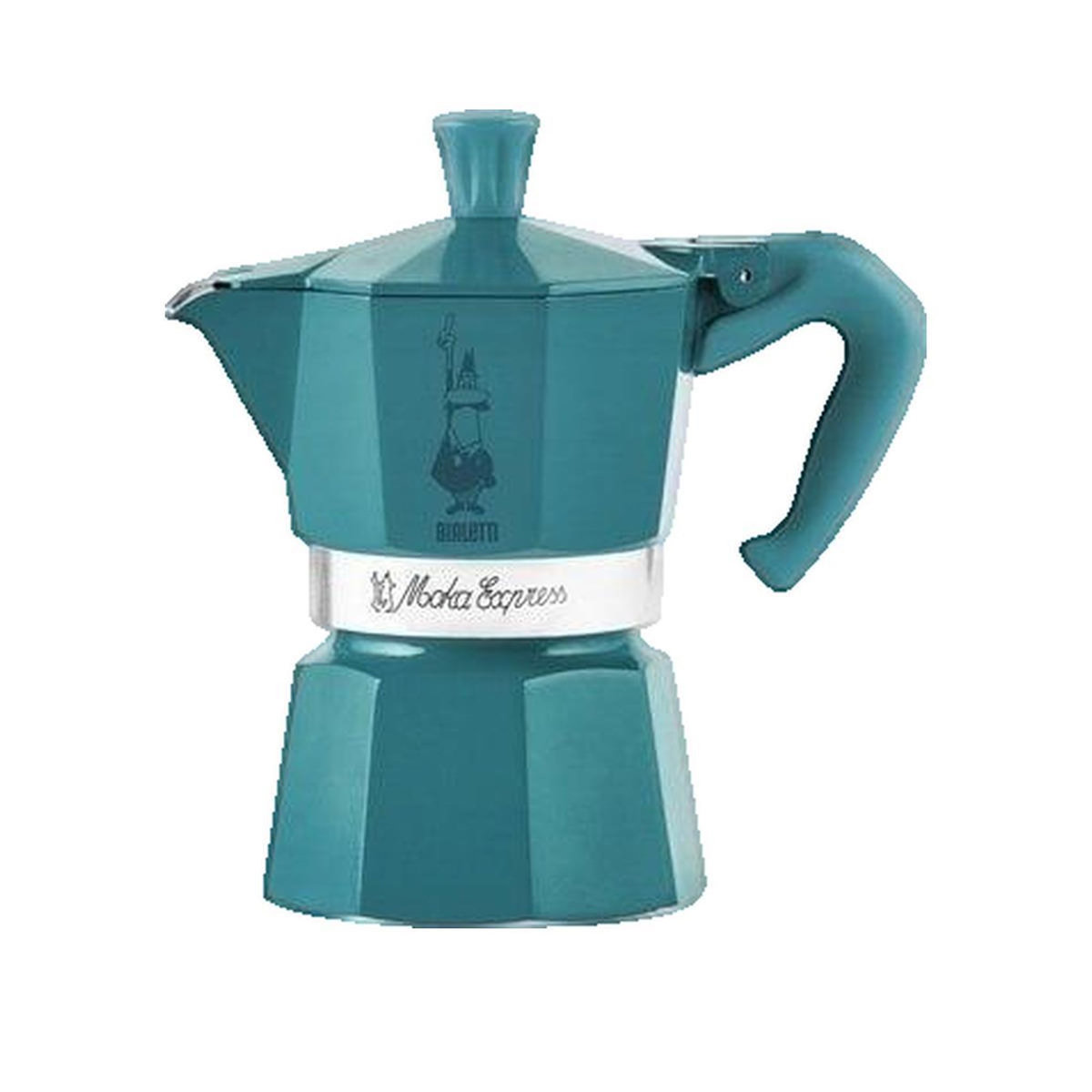 BIALETTI Cafetière expresso Bialetti Moka Express Zima turquoise 3 tasses