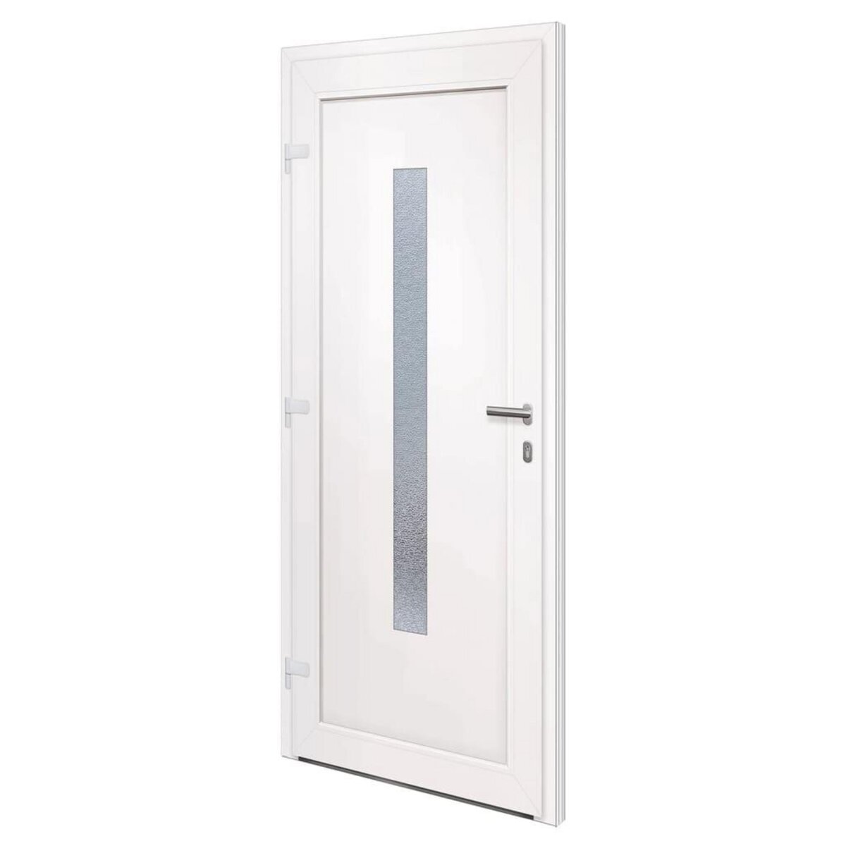 VIDAXL Porte d'entree Blanc 88x200 cm PVC