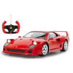 Jamara Voiture télécommandée Ferrari F40 1:14 rouge 27Mhz Vantail rabattable TC