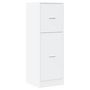 Voir la diapositive 3 : VIDAXL Armoire d'apothicaire blanc 40x41x118 cm bois d'ingenierie