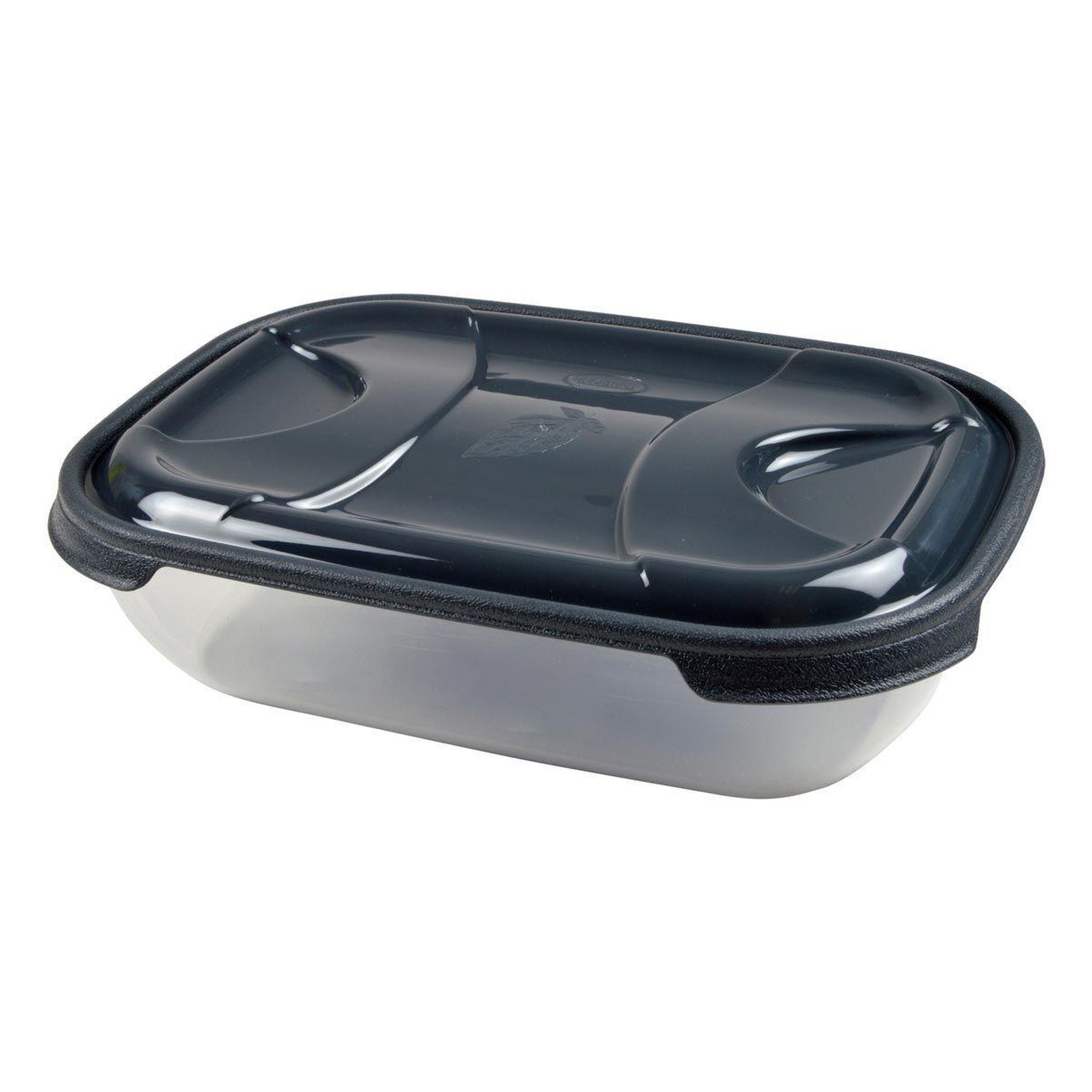 Voir la diapositive 1 : HOMEA Boîte de Conservation  Couvercle Hermétique  2L Anthracite