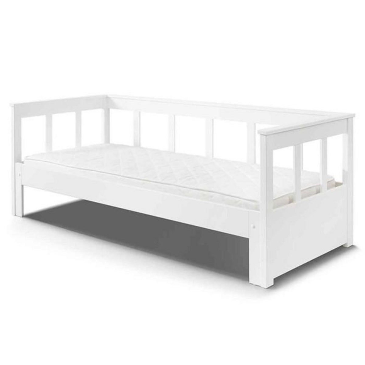Paris Prix Lit Banquette Extensible  Pino  90x200cm Blanc