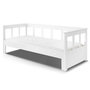 Voir la diapositive 1 : Paris Prix Lit Banquette Extensible  Pino  90x200cm Blanc