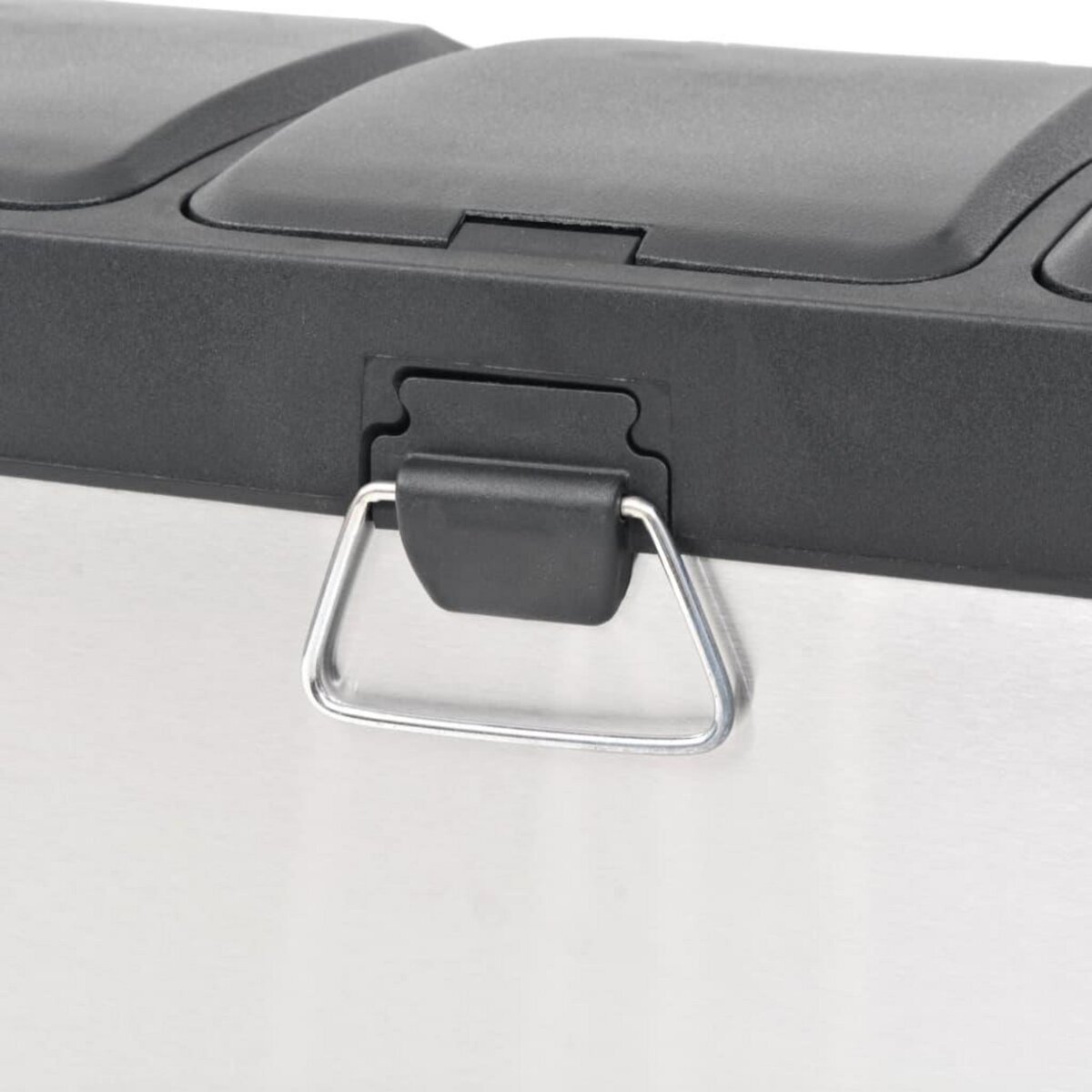 VIDAXL Poubelle a ordures Acier inoxydable 24 L