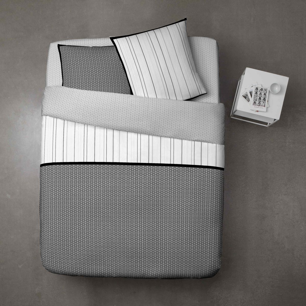 Parure housse de couette coton flanelle ZOTIN