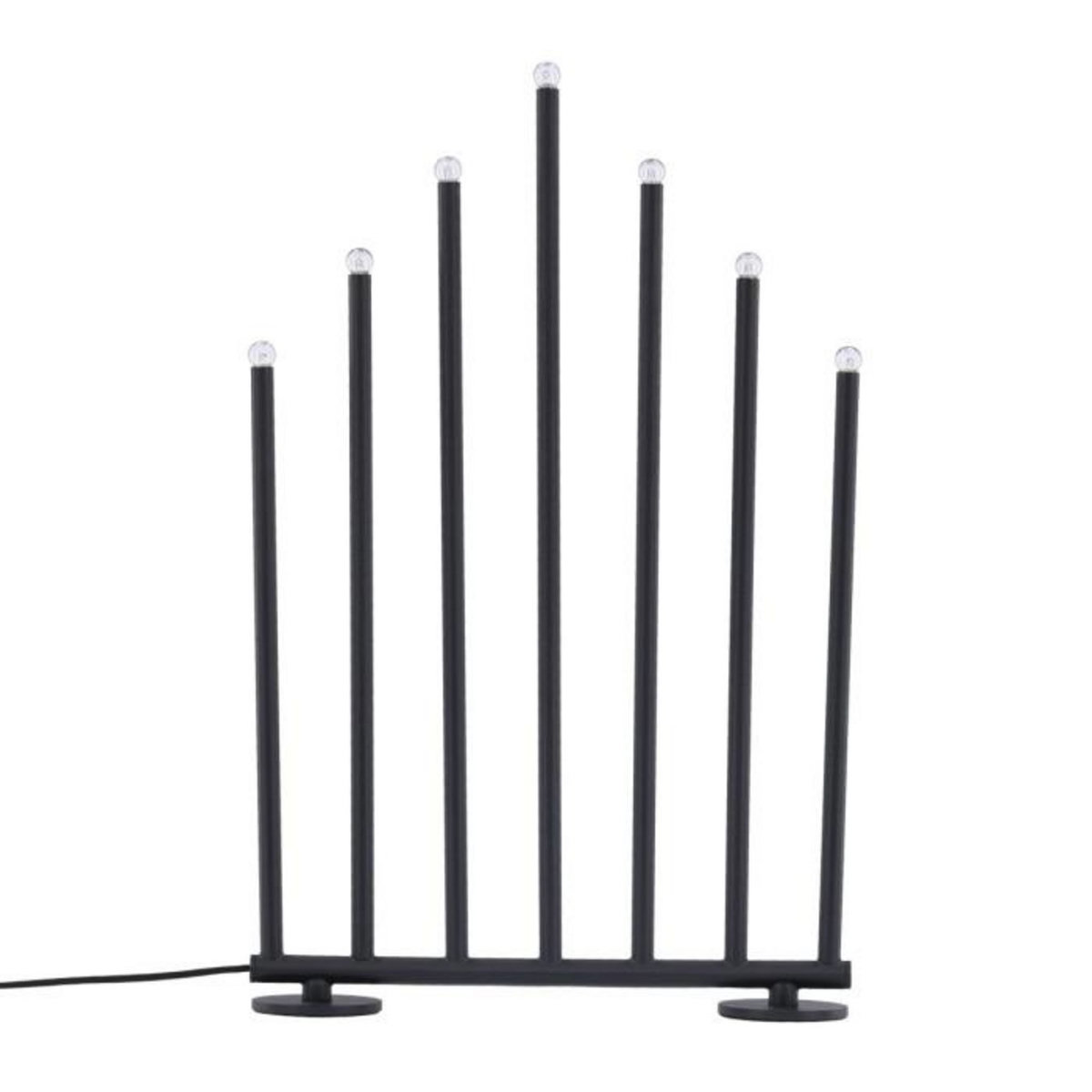 Paris Prix Lampe à Poser Bougeoir  Bjornfjallet  50cm Noir