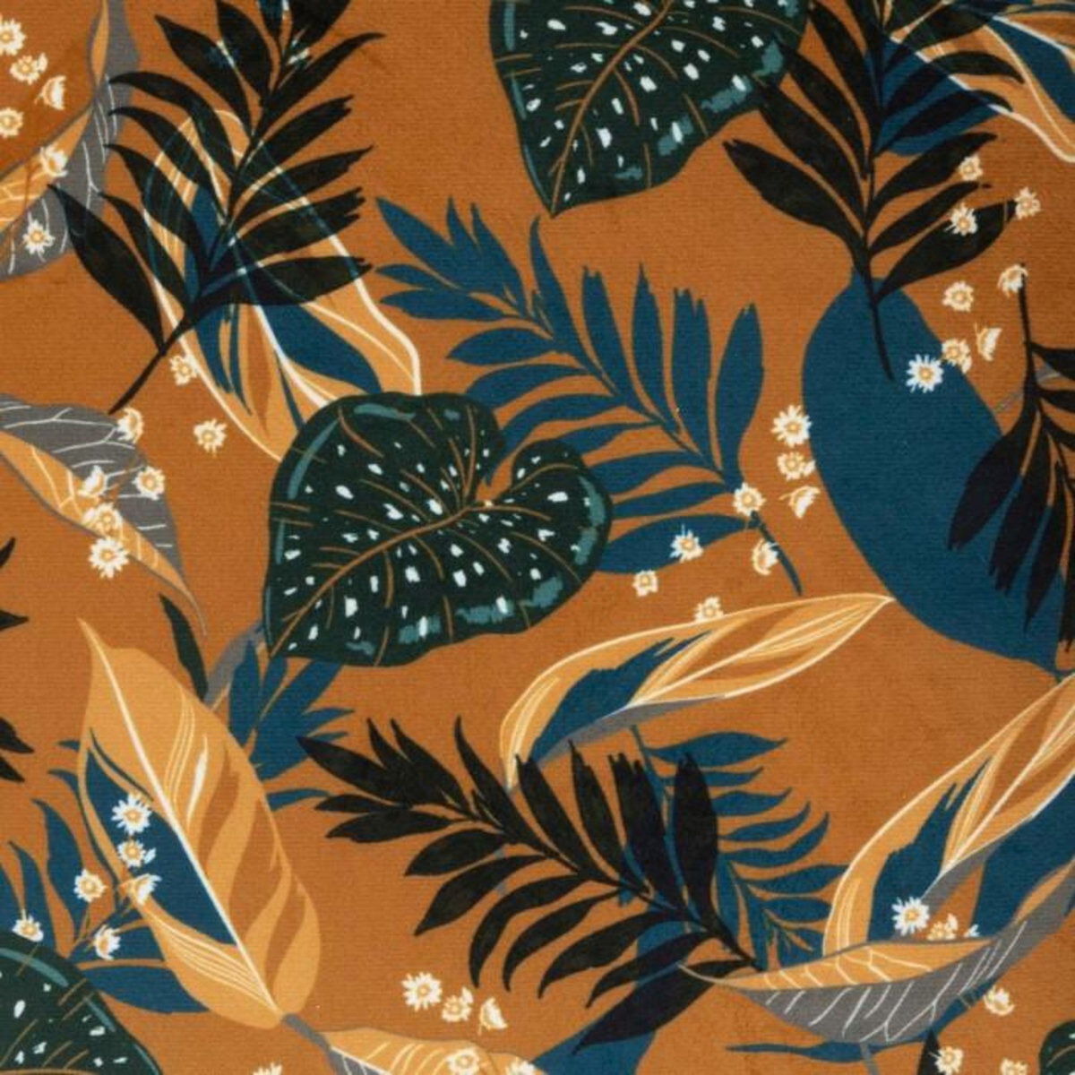 ATMOSPHERA Fauteuil Design Imprimé  Sango  83cm Ocre