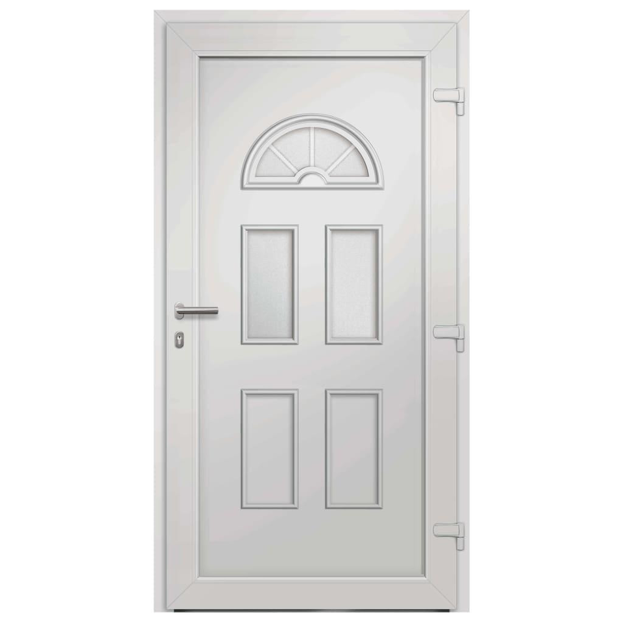 Voir la diapositive 5 : VIDAXL Porte d'entree Blanc 88x208 cm