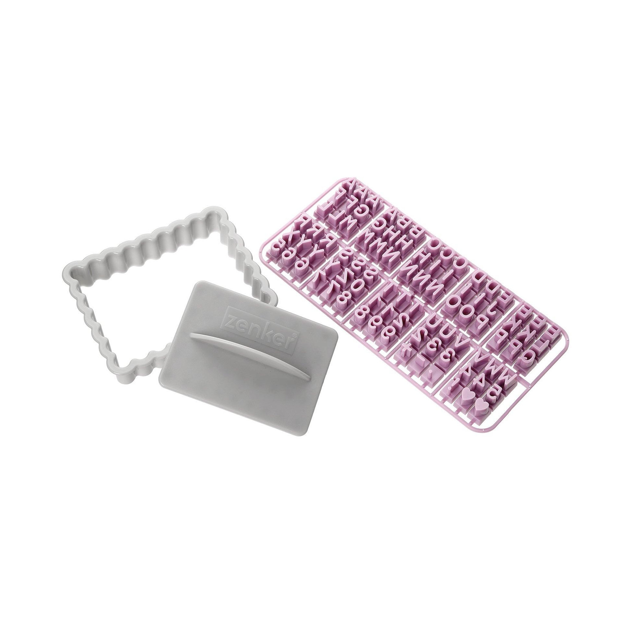 ZENKER Tampon alphabet pour biscuit zenker smart pastry