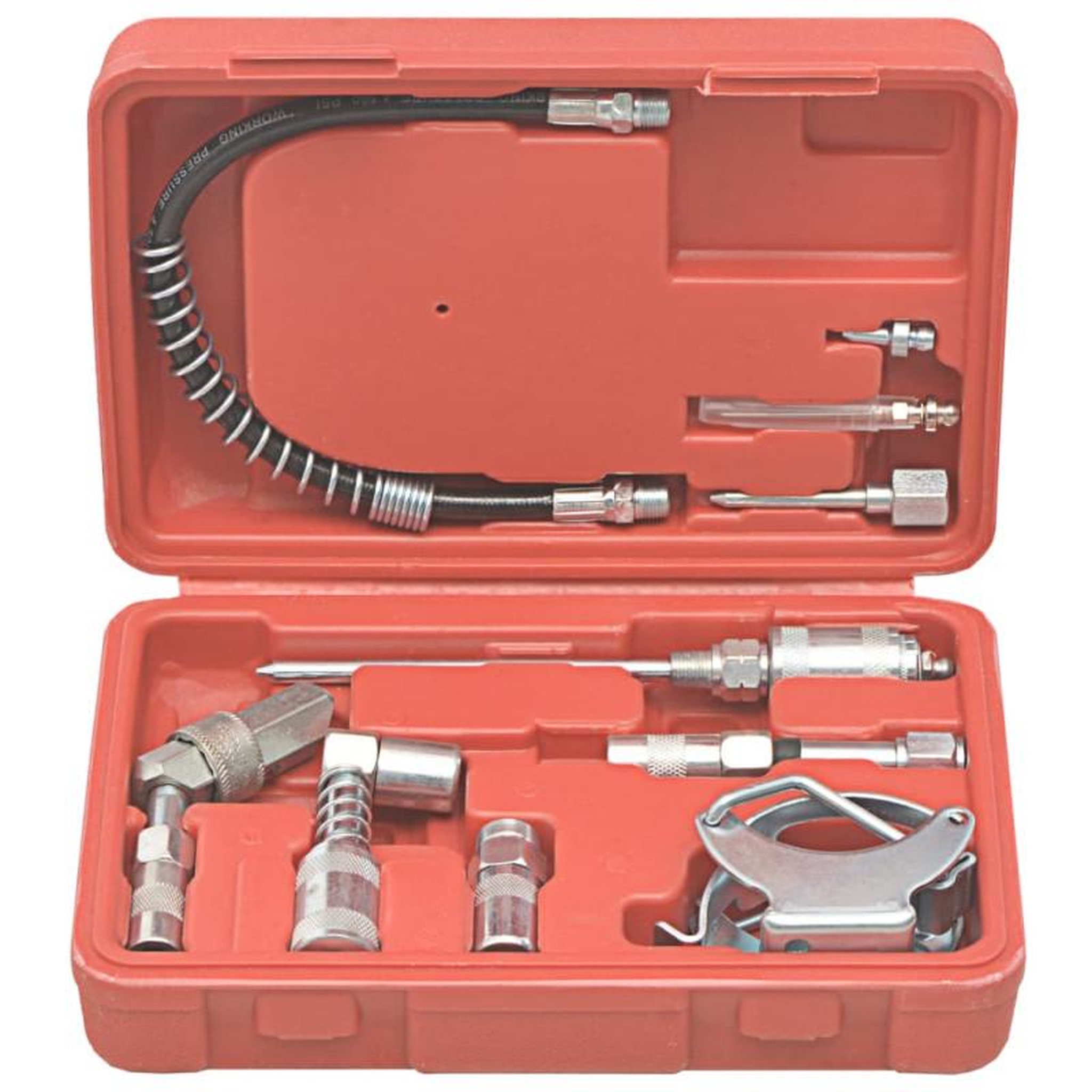 Voir la diapositive 2 : VIDAXL Kit d accessoires de lubrification 11 pcs