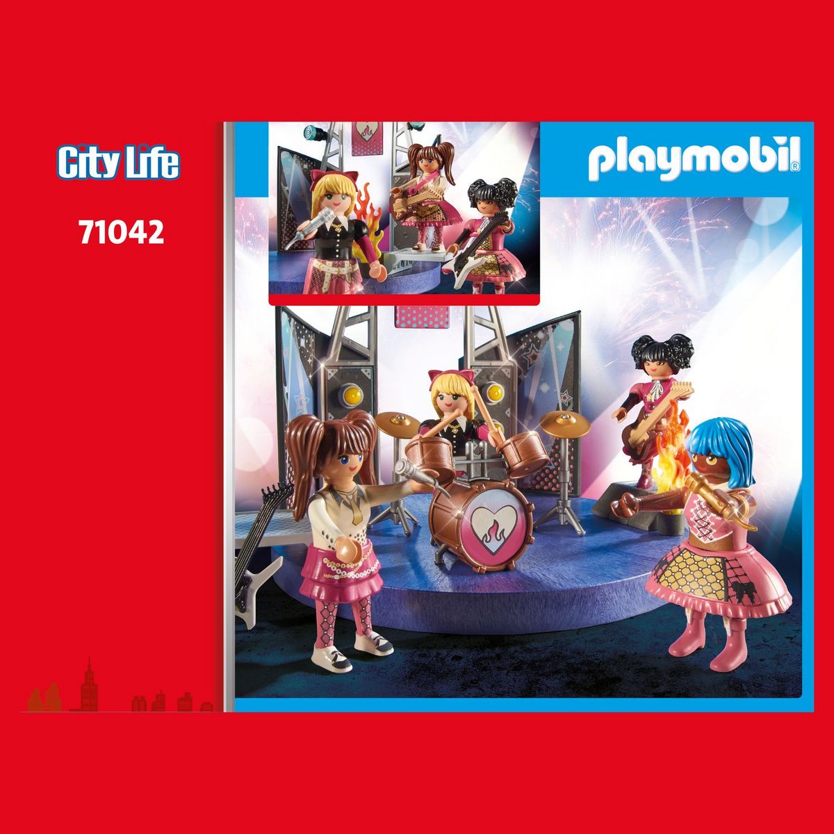 PLAYMOBIL 71042 Groupe de Rock