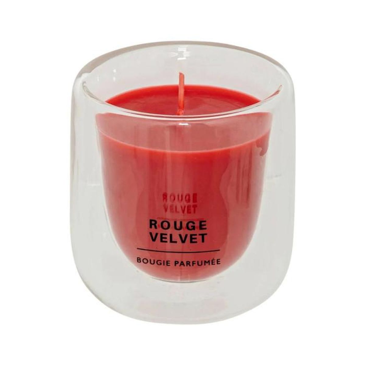 COMPTOIR DE LA BOUGIE Bougie Parfumée En Verre  Ilan  130g Rouge Velvet