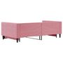 Voir la diapositive 5 : VIDAXL Lit de jour avec lit gigogne rose 100x200 cm velours