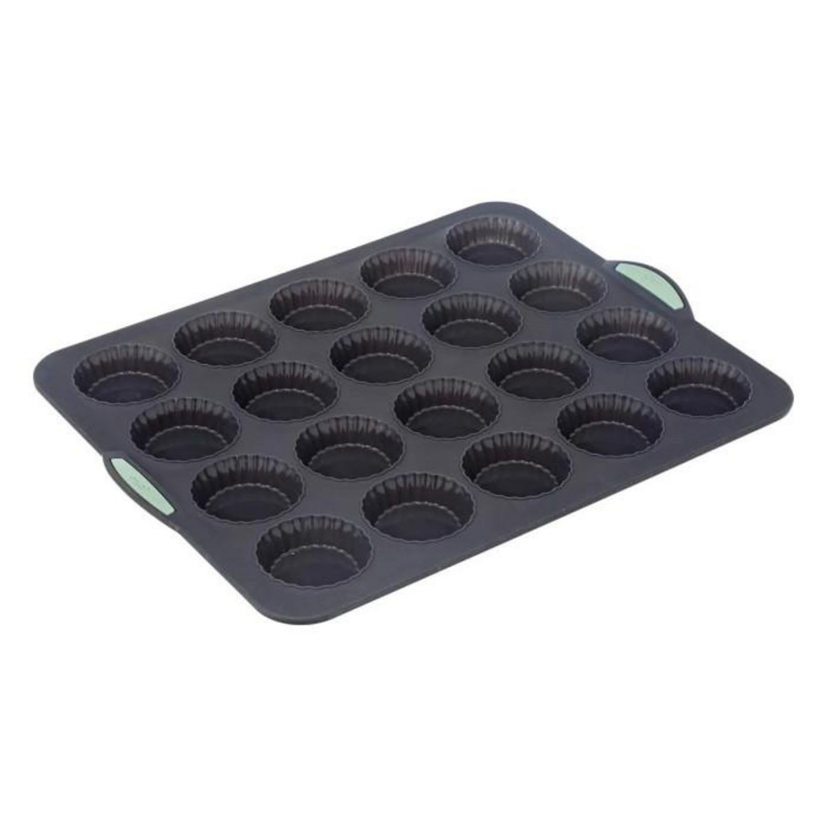 FIVE Moule 20 Tartelettes Silicone  Silitop  40cm Gris