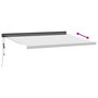Voir la diapositive 5 : VIDAXL Auvent retractable anthracite et blanc 4,5x3 m tissu/aluminium