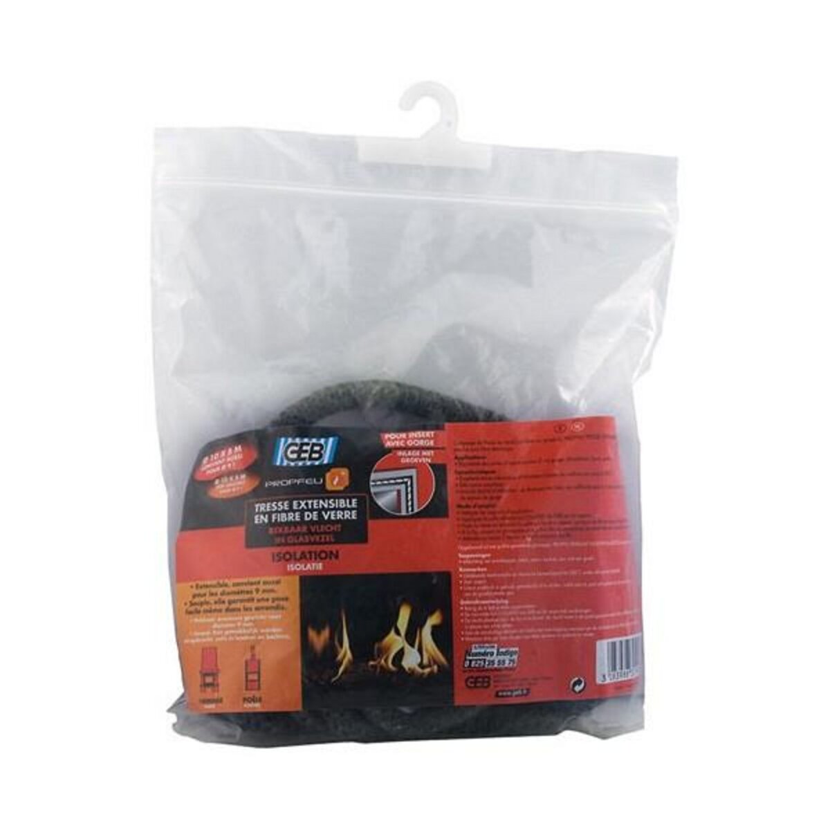 Geb Tresse fibre verre extensible d.10mmx5m - 832590