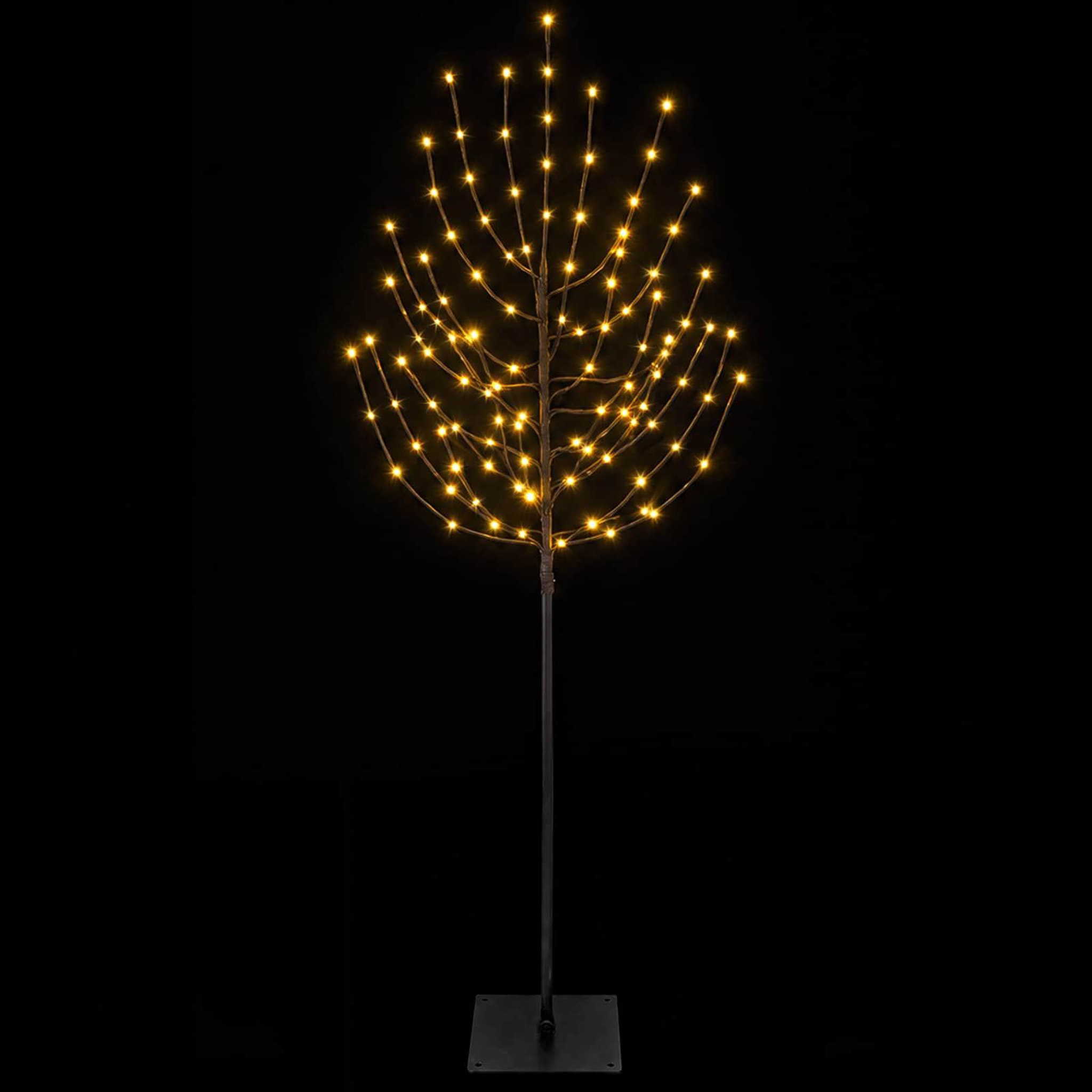 Voir la diapositive 5 : VIDAXL Arbre de Noël LED Noir 20 x 20 x 180 cm Acier 160 LED