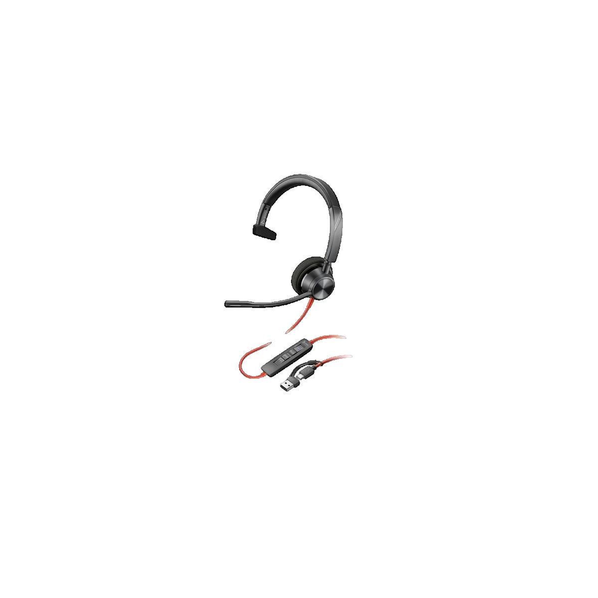 Voir la diapositive 2 : POLYCOM Micro-casque Poly Blackwire 3310 filaire noir